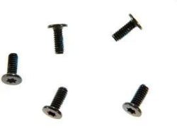 SCREW M2 X 0.4 X 4.5 MM BLACK,PK/5